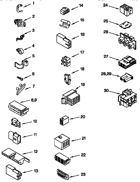Kenmore 11026904691 wiring harness diagram