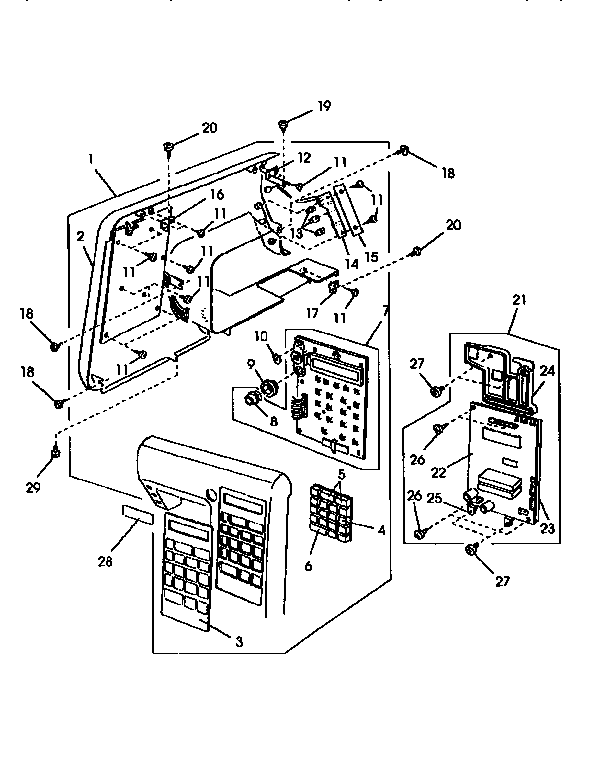 Kenmore 38519030790 control board diagram