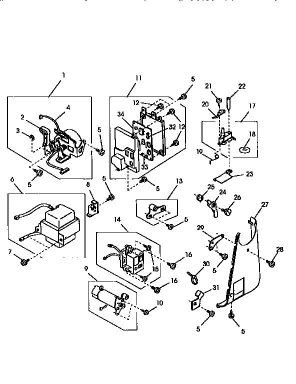 Kenmore 38519030790 motor assembly diagram