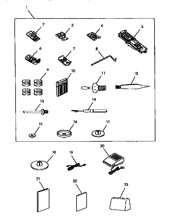 Kenmore 38519030790 attachment parts diagram