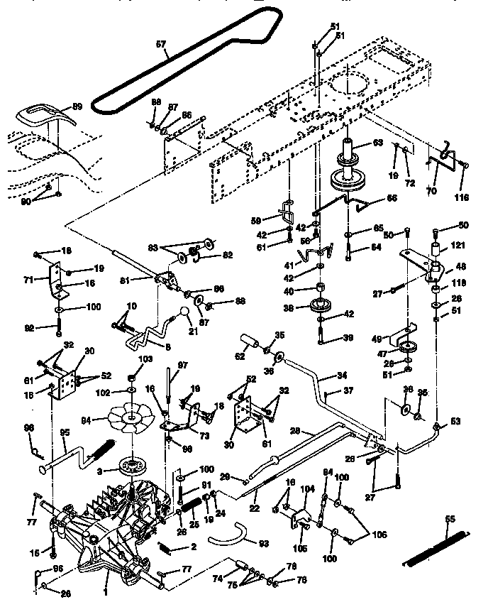 Craftsman 917250571 drive diagram