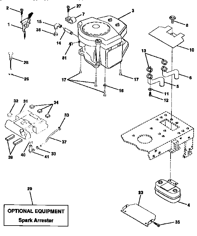 Craftsman 917250571 engine diagram