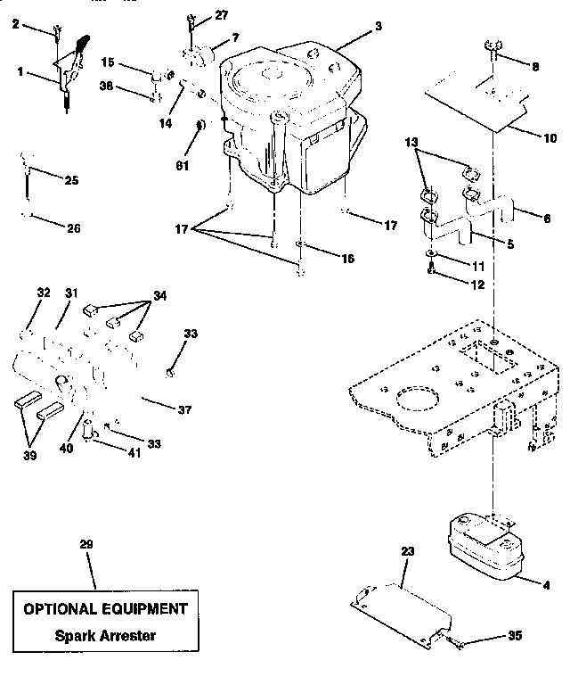 Craftsman 917258161 engine diagram