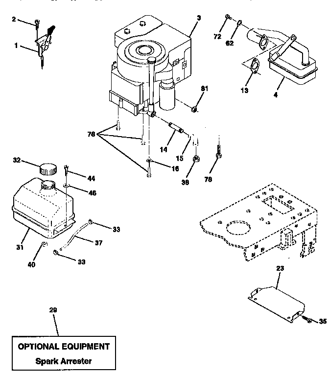 Craftsman 917258101 engine diagram