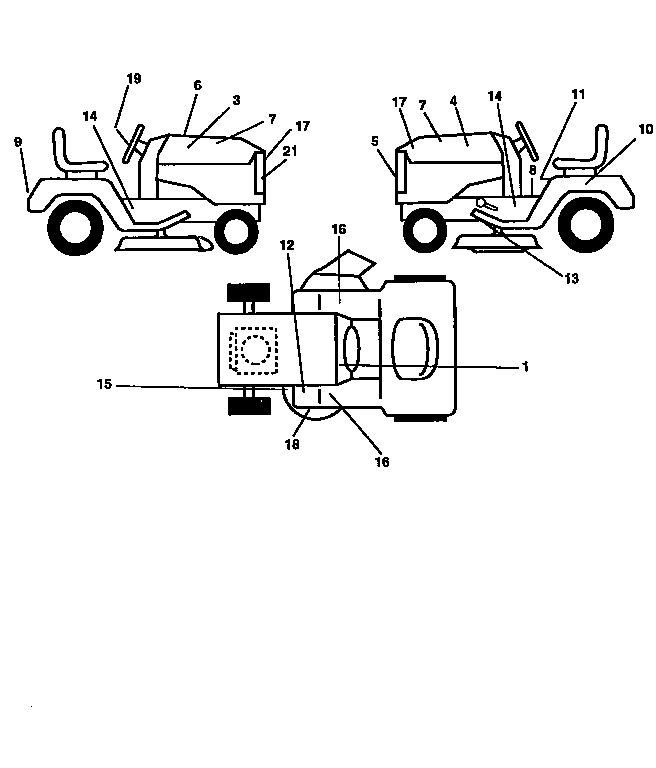 Craftsman 917258101 decals diagram