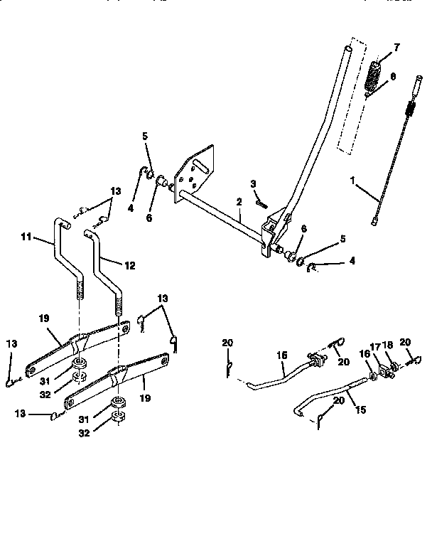Craftsman 917258101 lift diagram