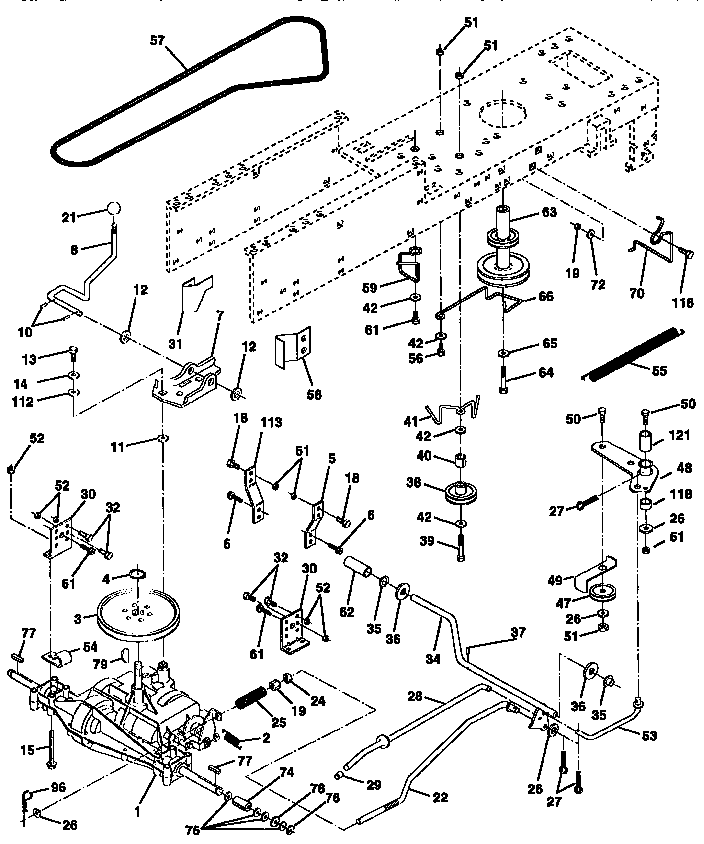 Craftsman 917258111 drive diagram