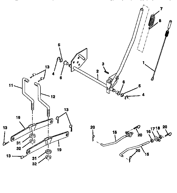 Craftsman 917258111 lift diagram