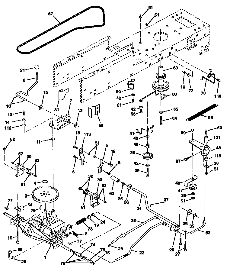 Craftsman 917258051 drive diagram