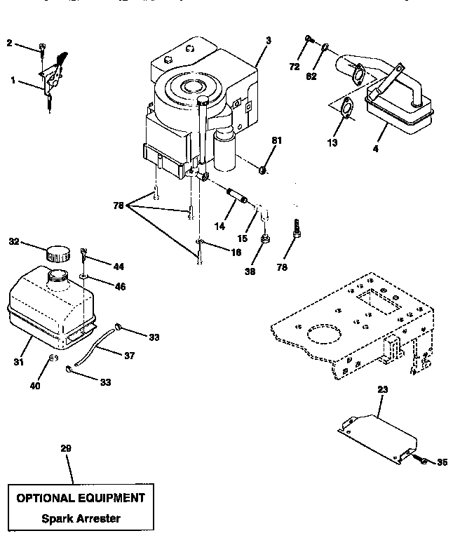 Craftsman 917258051 engine diagram