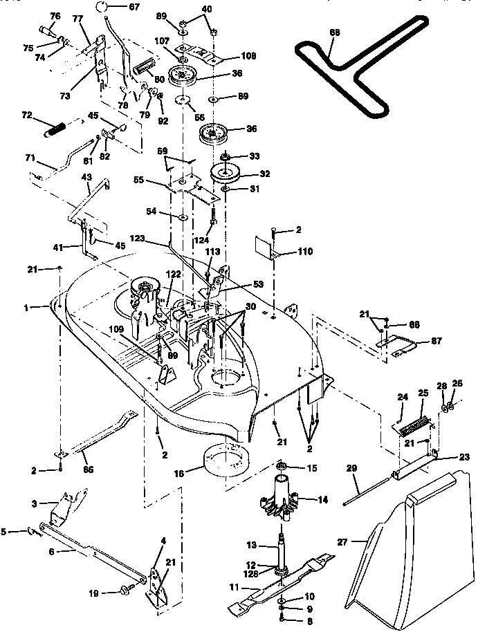Craftsman 917258051 mower diagram
