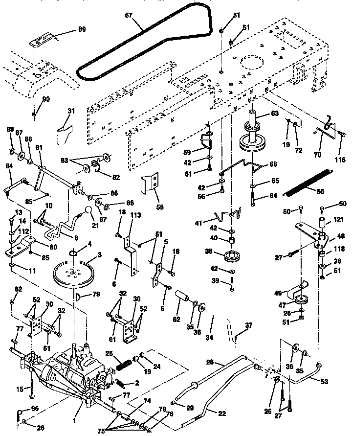 Craftsman 917258071 drive diagram