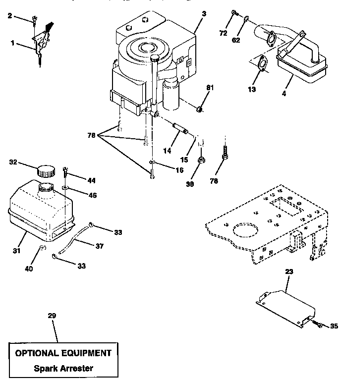 Craftsman 917258071 engine diagram