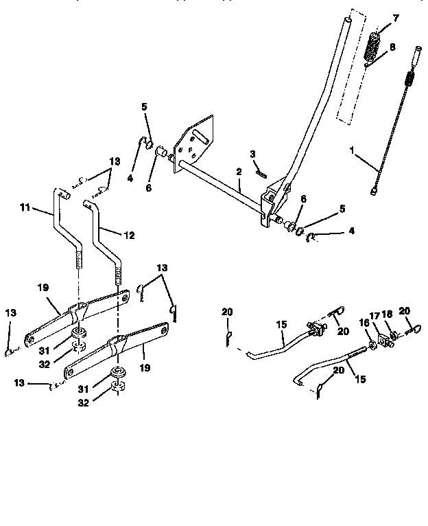 Craftsman 917258071 lift diagram