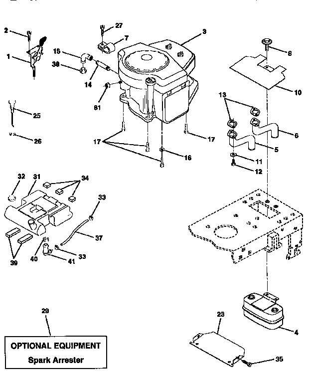 Craftsman 917258171 engine diagram