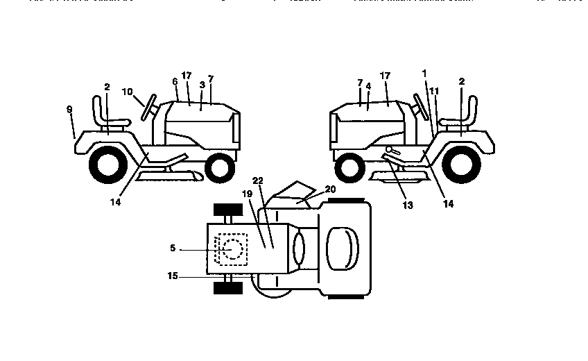 Craftsman 917258171 decals diagram