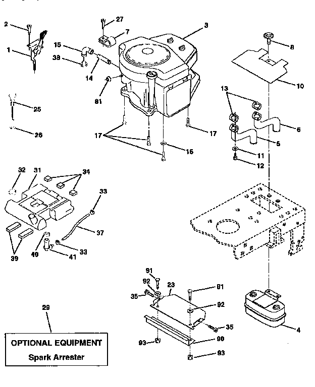 Craftsman 917258271 engine diagram