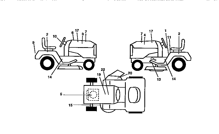 Craftsman 917258271 decals diagram