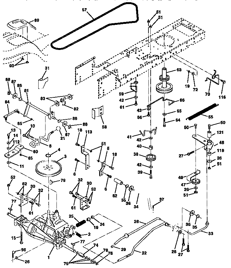 Craftsman 917258541 drive diagram