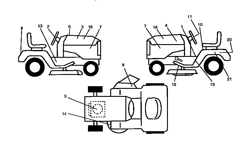 Craftsman 917258541 decals diagram