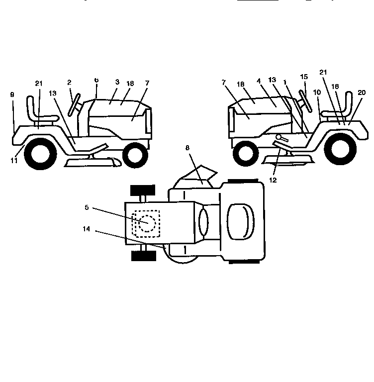 Craftsman 917258551 decals diagram