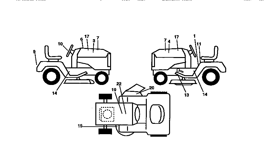 Craftsman 917258561 decals diagram