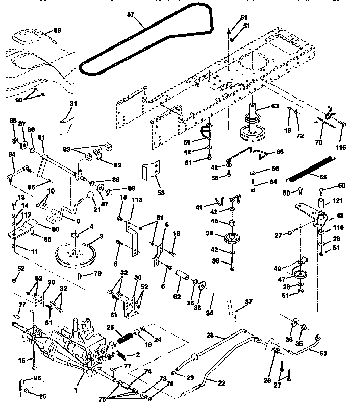 Craftsman 917259160 drive diagram