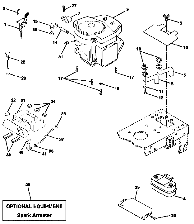 Craftsman 917259160 engine diagram