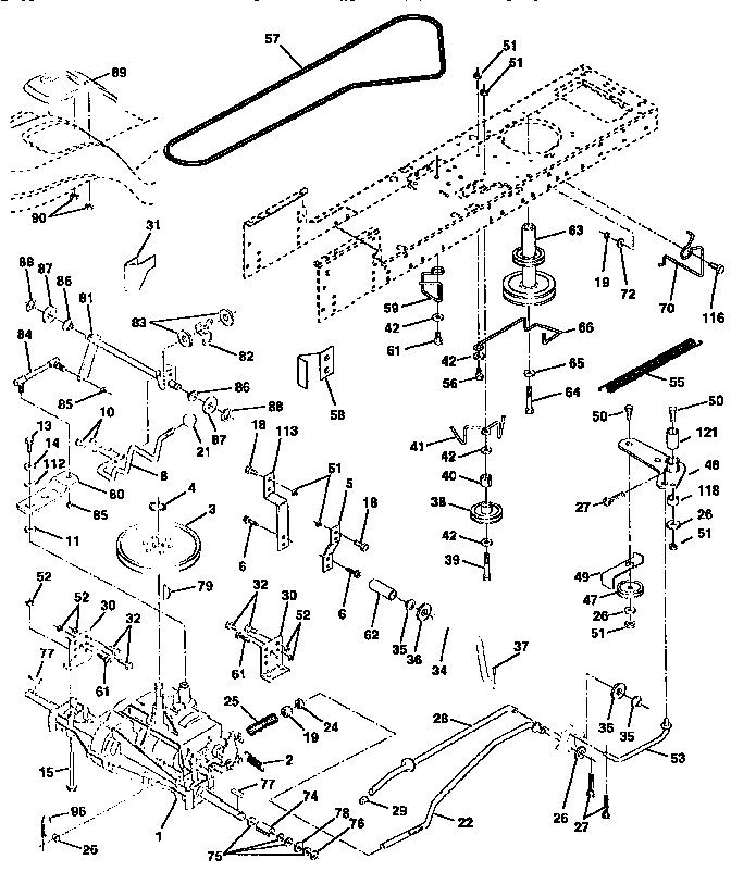 Craftsman 917259540 drive diagram