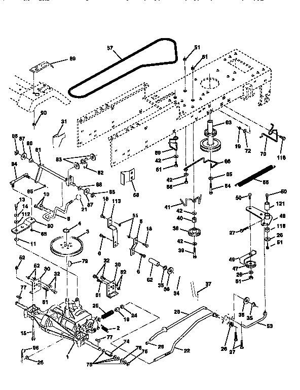Craftsman 917259580 drive diagram
