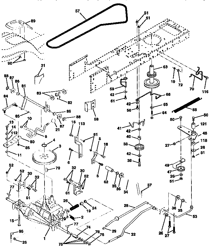 Craftsman 917259560 drive diagram