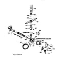 GE GSD725X-71WW motor-pump mechanism diagram