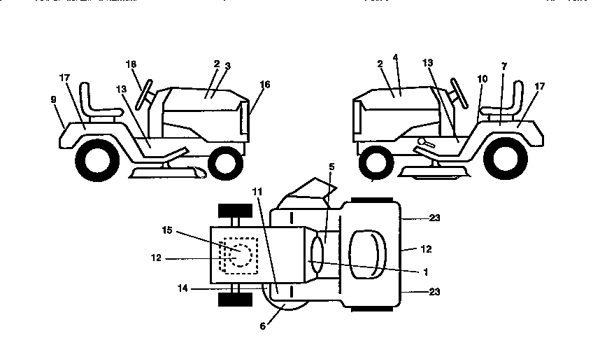Western Auto AYP8228A79 decals diagram