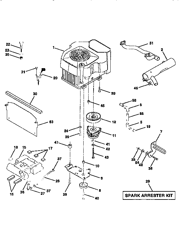 Western Auto AYP8228A79 engine diagram