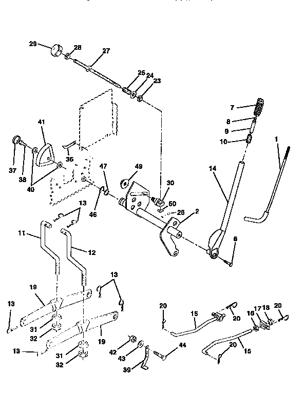 Western Auto AYP8186A79 lift diagram