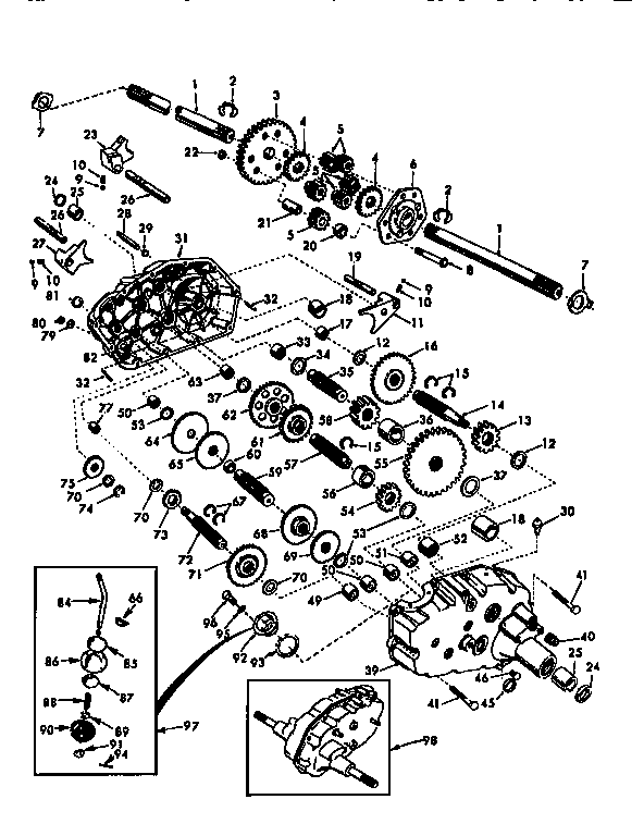 Western Auto AYP8209A79 transaxle diagram