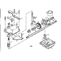 American Yard Products HSDSP2255A gear case assembly diagram