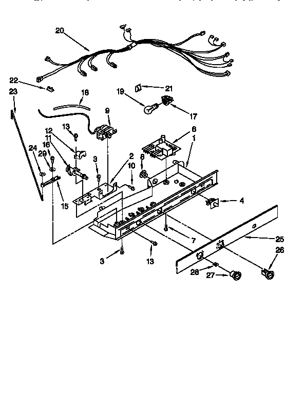 Kenmore 1069557985 control diagram