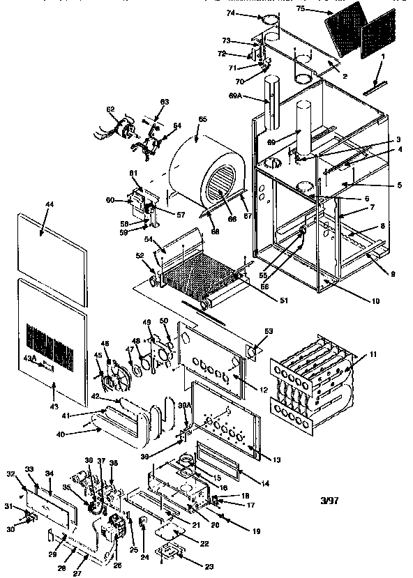 ICP NCGM100EHA1(LP) unit parts diagram