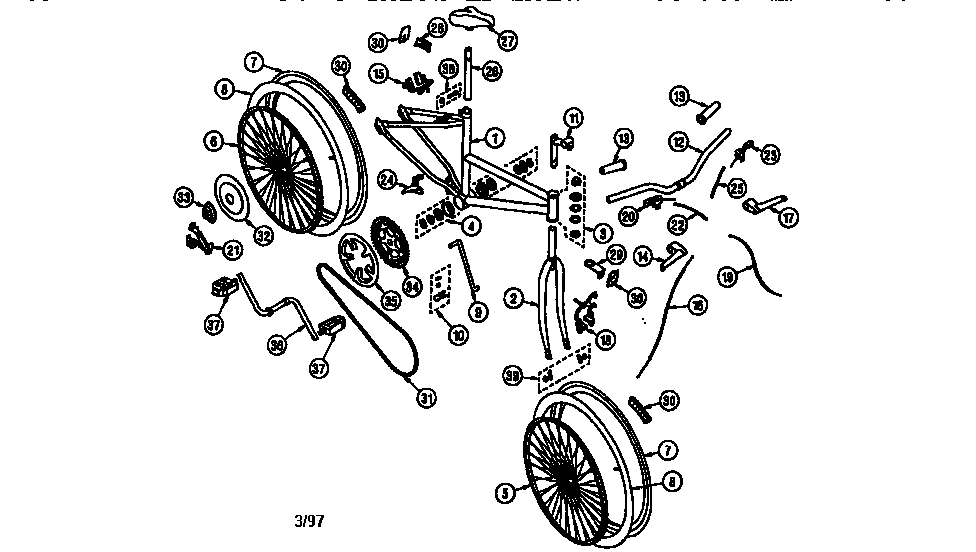 Sears 507457040 unit parts diagram