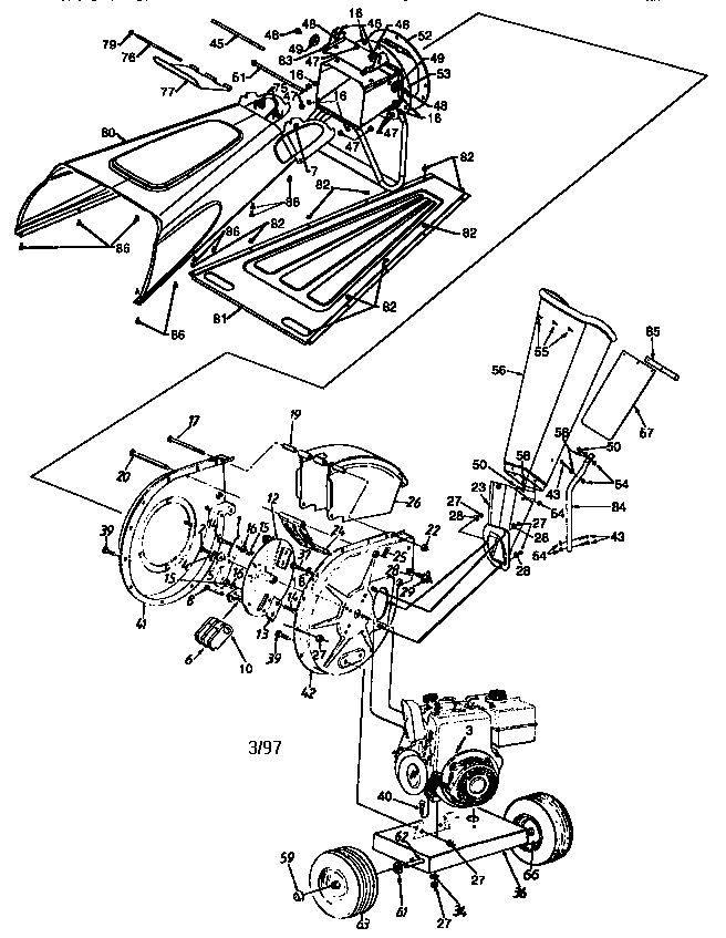 Craftsman 247775860 replacement parts diagram