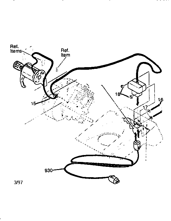 Craftsman 536886770 electric start assembly diagram