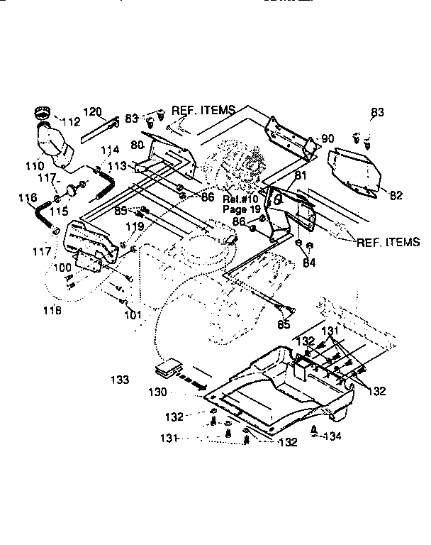Craftsman 536886770 frame assembly diagram