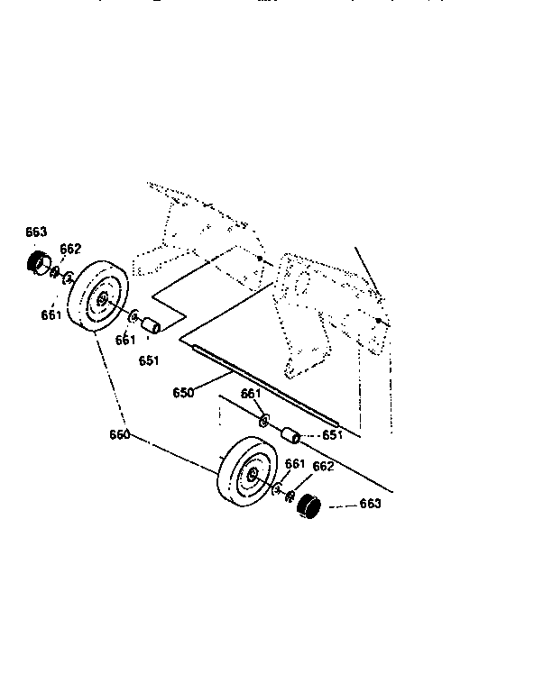 Craftsman 536886770 wheel assembly diagram