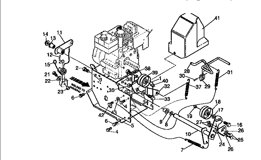 Craftsman 536886110 frame components diagram