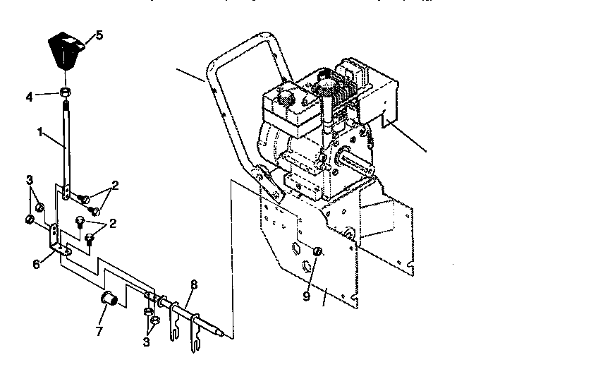 Craftsman 536886110 shift yoke diagram