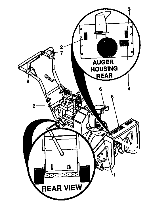Craftsman 536886110 decals diagram