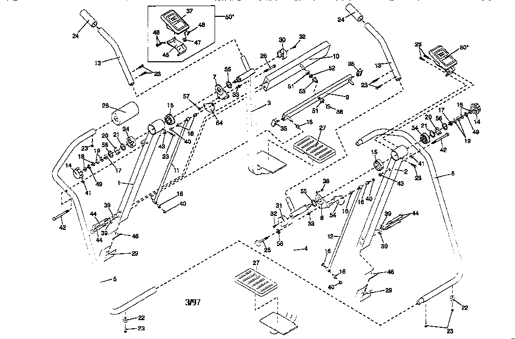 Weslo WLAW55070 unit parts diagram