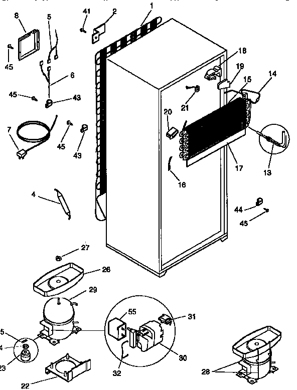 Frigidaire FRT21TNCD5 system diagram