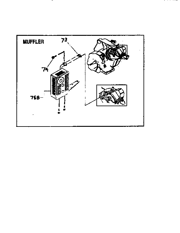 Craftsman 580762600 muffler diagram